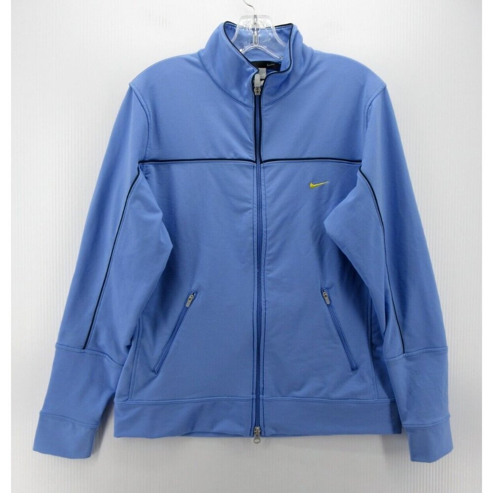 VINTAGE Nike Jacket Large Track Coat Dri-Fit Swoosh Logo Running NWT*